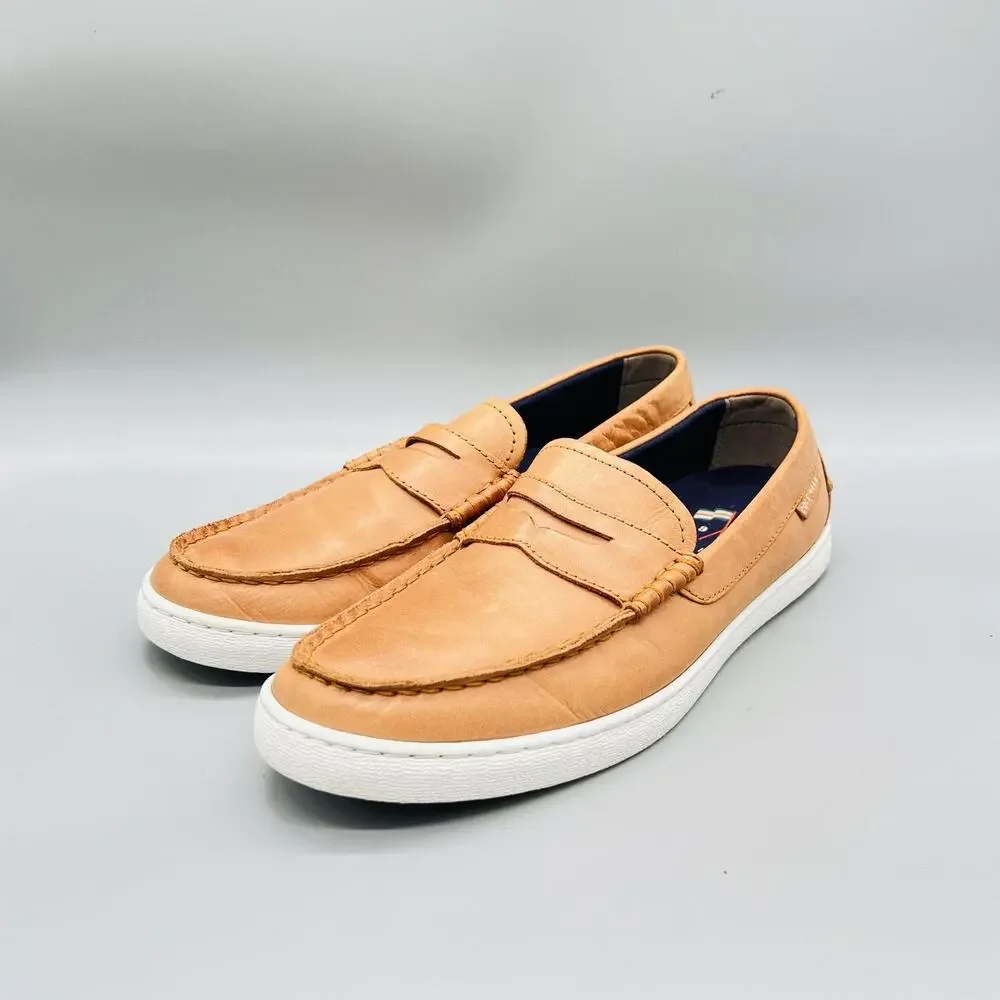 Cole Haan Shoes Men 8 Brown Leather Classic Penny Loafers Slip On Casual Comfort